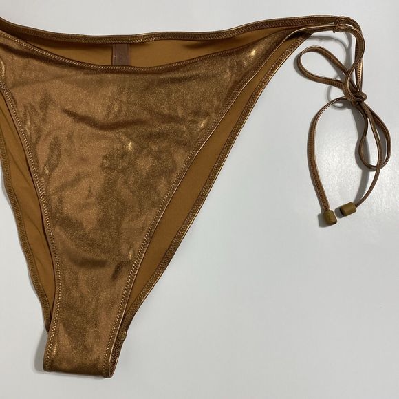 Skims Bikini Bottoms Women's 4X Penny Copper Bronze Brown String Cheeky NEW - Picture 5 of 15